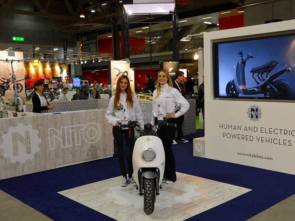 For the first time the startup from Turin is taking part in the international event dedicated to two-wheeled vehicles.